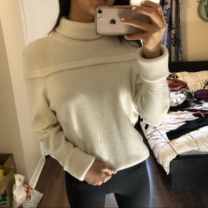 Brand New White Wool Sweater